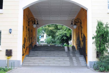 Mural poświęcony Ludwikowi