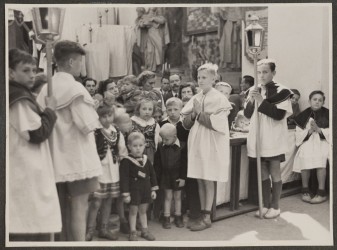 Komunia święta podczas mszy