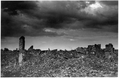 Rumowisko po getcie w 1945