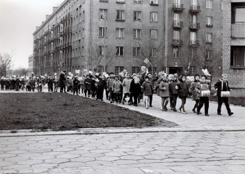 Pochód pierwszomajowy.