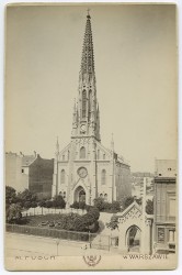 Kościół na archiwalnej fotografii