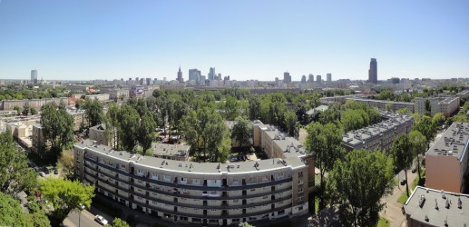 Południowa panorama z wieży