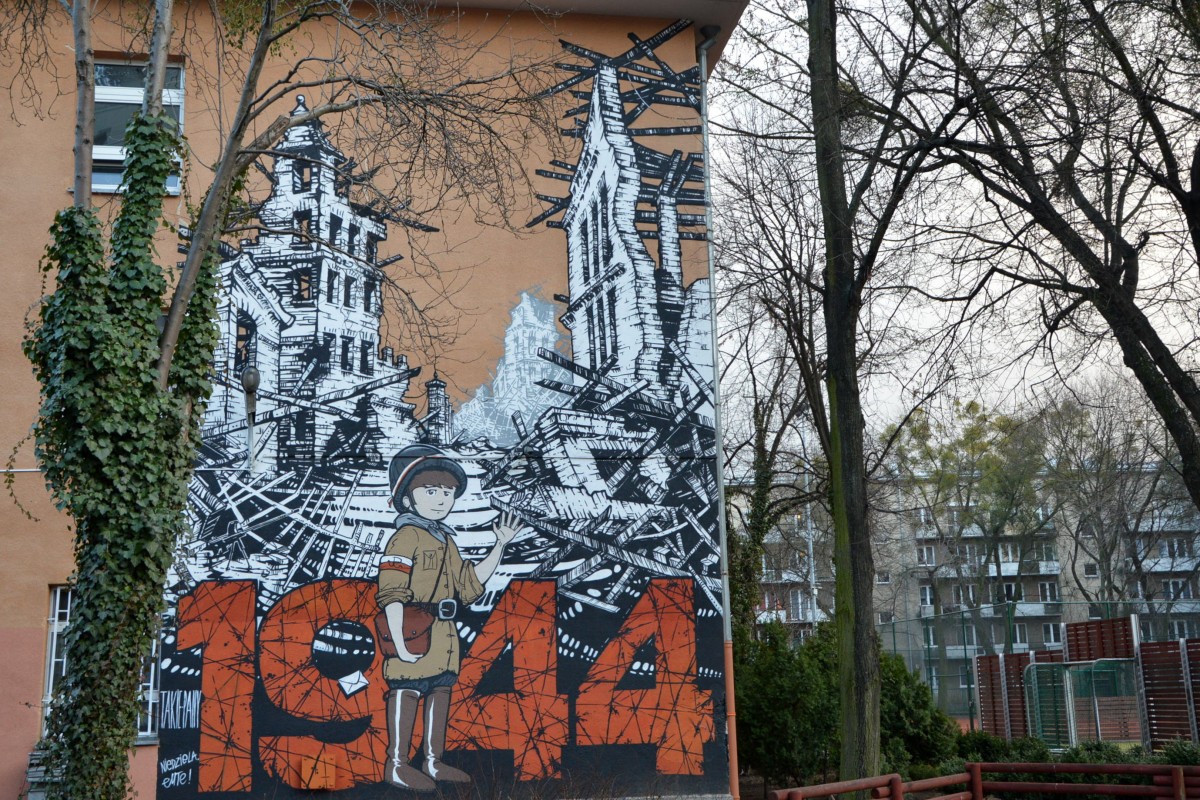 Mural Małego Powstańca na 