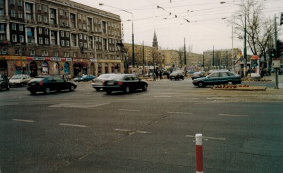 Znicze na alei Jana Pawła II,