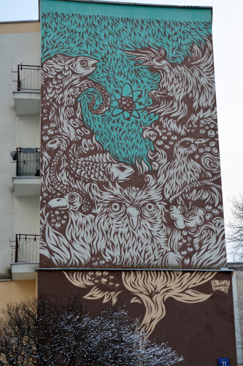 Mural upamiętniający Marię 