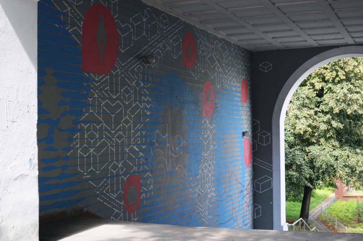 Mural „Kobiety Muranowa”.