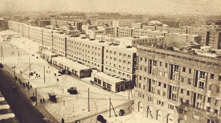 Widok na wschodnią pierzeję