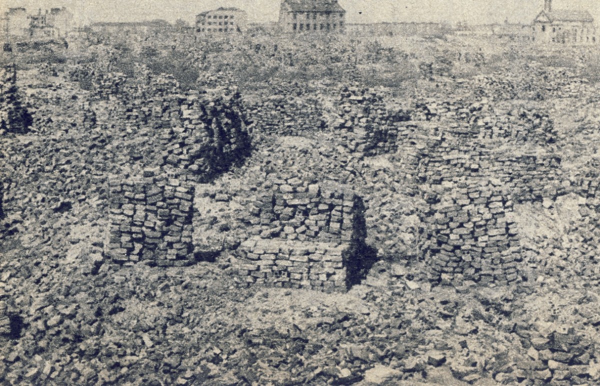 Gruzowa pustynia terenu 
