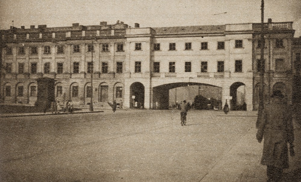 Plac Krasińskich, widok od 