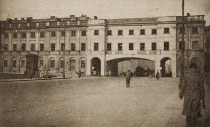 Plac Krasińskich, widok od