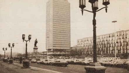Widok na wschodnią pierzeję