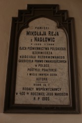 Zabytkowa tablica z 1905 roku
