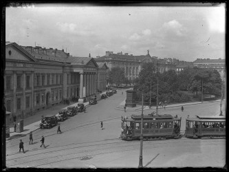 Plac Krasińskich z lotu