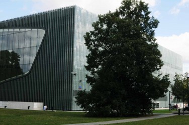 Muzeum Polin - widok od Karmelickiej