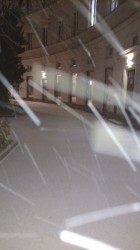 Zima na naszym podwórku.