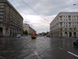 Skrzyżowanie al. Jana Pawła